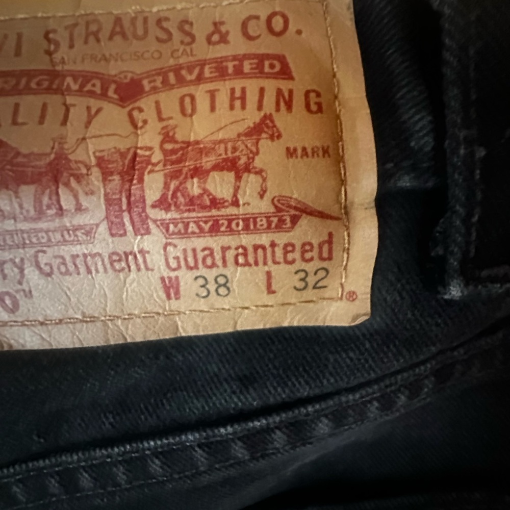 Levi's Men's Black Jeans